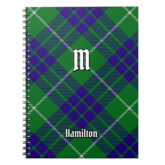 Clan Hamilton Hunting Tartan Notitieboek (Voorkant)