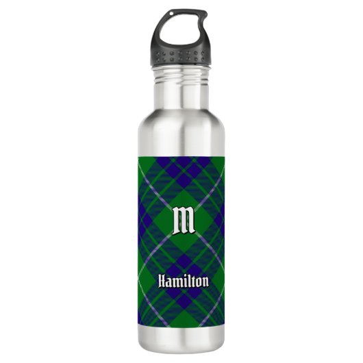 Clan Hamilton Hunting Tartan Roestvrij Waterfles (Voorkant)