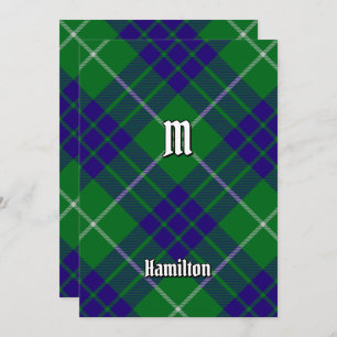 Clan Hamilton Hunting Tartan Uitnodiging