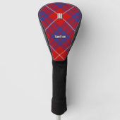 Clan Hamilton Red Golf Head Hoesje Golfheadcover (Voorkant)