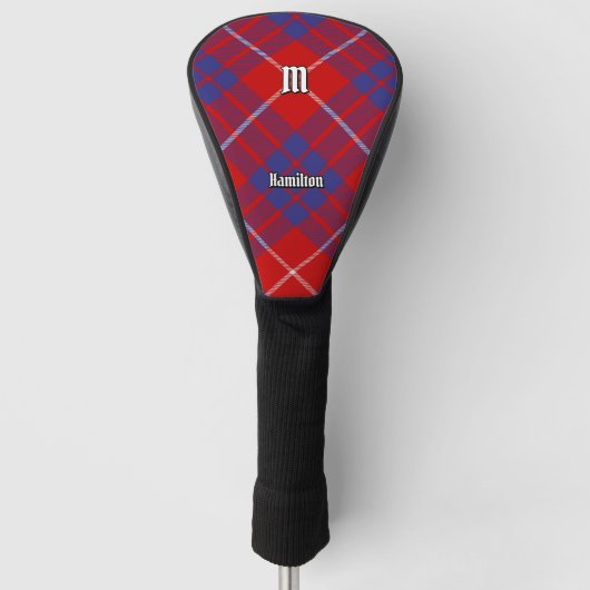 Clan Hamilton Red Golf Head Hoesje Golfheadcover (Voorkant)