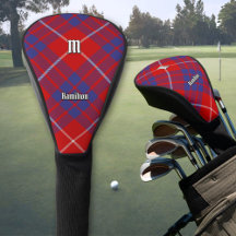 Clan Hamilton Red Golf Head Hoesje
