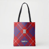 Clan Hamilton Red Tartan Canvas tas (Voorkant)