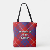 Clan Hamilton Red Tartan Canvas tas (Achterkant)