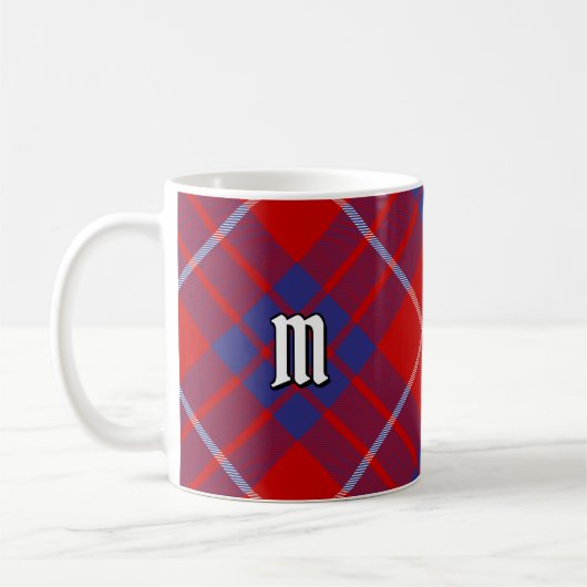 Clan Hamilton Red Tartan Coffee Mok (Links)