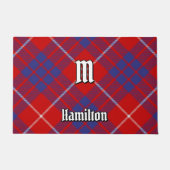 Clan Hamilton Red Tartan Doormat Deurmat (Voorkant)
