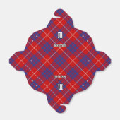 Clan Hamilton Red Tartan Favor Box Bedankdoosjes (Uitgevouwen)