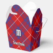 Clan Hamilton Red Tartan Favor Box Bedankdoosjes (Geopend)