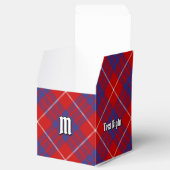 Clan Hamilton Red Tartan Favor Box Bedankdoosjes (Geopend)
