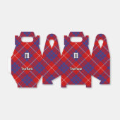 Clan Hamilton Red Tartan Favor Box Bedankdoosjes (Uitgevouwen)