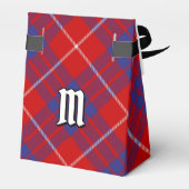 Clan Hamilton Red Tartan Favor Box Bedankdoosjes (Achterkant)