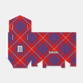 Clan Hamilton Red Tartan Favor Box Bedankdoosjes (Uitgevouwen)