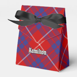 Clan Hamilton Red Tartan Favor Box Bedankdoosjes