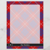 Clan Hamilton Red Tartan Flyer (Voorkant)