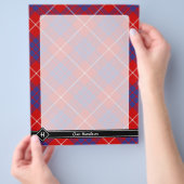 Clan Hamilton Red Tartan Flyer (Hand)
