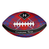 Clan Hamilton Red Tartan Football (Voorkant)