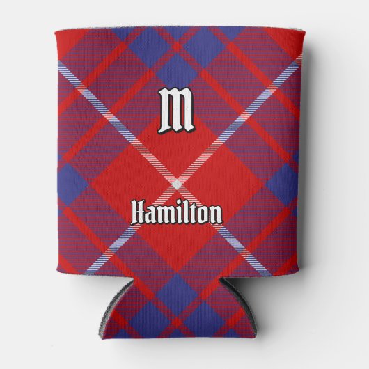 Clan Hamilton Red Tartan Koelbox Blikjeskoeler (Voorkant)