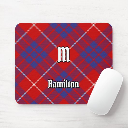 Clan Hamilton Red Tartan Muismat (Met muis)
