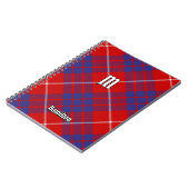 Clan Hamilton Red Tartan Notitieboek (Linkerzijde)