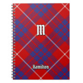 Clan Hamilton Red Tartan Notitieboek (Voorkant)