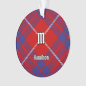 Clan Hamilton Red Tartan Ornament (voorkant)