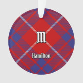 Clan Hamilton Red Tartan Ornament (voorkant)
