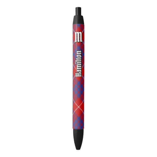 Clan Hamilton Red Tartan Pen (Voorkant Verticaal)