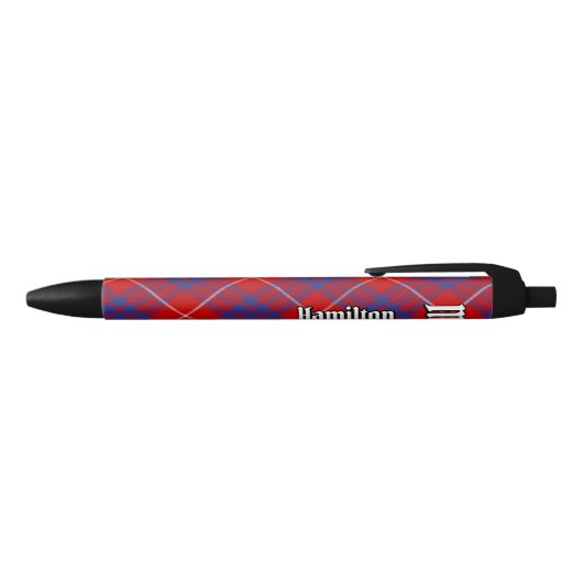Clan Hamilton Red Tartan Pen (Bovenkant)
