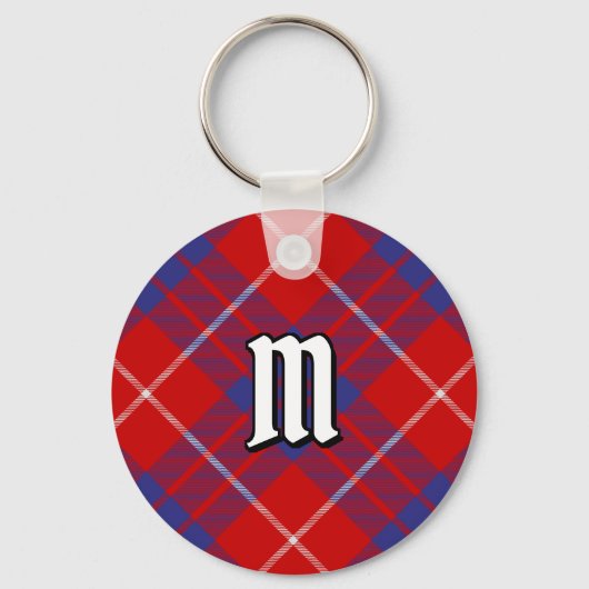 Clan Hamilton Red Tartan Sleutelhanger (Voorkant)