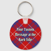 Clan Hamilton Red Tartan Sleutelhanger (Achterkant)