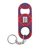 Clan Hamilton Red Tartan Sleutelhanger Mini Flessenopener (Voorkant)