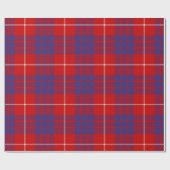 Clan Hamilton Red Tartan Wrapping Paper Cadeaupapier (Vlak)