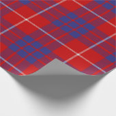 Clan Hamilton Red Tartan Wrapping Paper Cadeaupapier (Hoek)