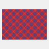Clan Hamilton Red Tartan Wrapping Paper Sheets (Voorkant 3)