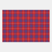 Clan Hamilton Red Tartan Wrapping Paper Sheets (Voorkant)