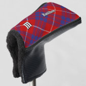 Clan Hamilton Rode Tartan Golfhoofdhoes Golfheadcover (3/4 voorkant)