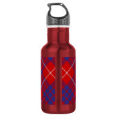 Clan Hamilton Rode Tartan Waterfles (Achterkant)