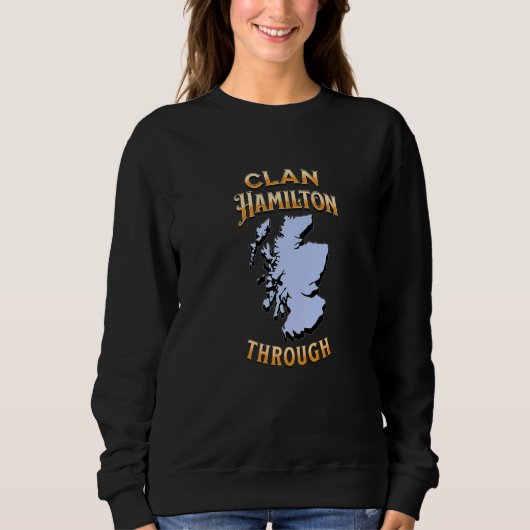 Clan Hamilton Scottish Motto Crest Trui (Voorkant)