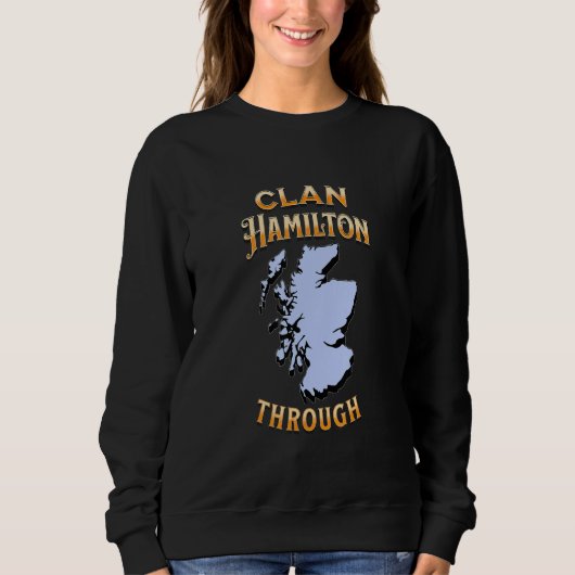 Clan Hamilton Scottish Motto Crest Trui (Voorkant)