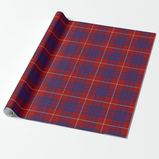 Clan Hamilton Scottish Tartan Cadeaupapier (Uitgerold)