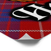 Clan Hamilton Scottish Tartan Poster (Hoek)