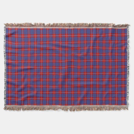 Clan Hamilton Tartan Deken (Voorkant)