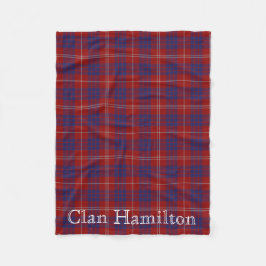 Clan Hamilton Tartan Fleece Blanket Deken