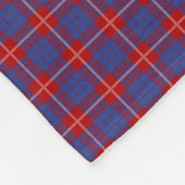 Clan Hamilton Tartan Fleece Deken (Hoek)