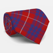 Clan Hamilton Tartan Stropdas (Opgerold)