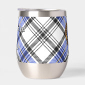 Clan Hannay Crest over Tartan (Rechts)