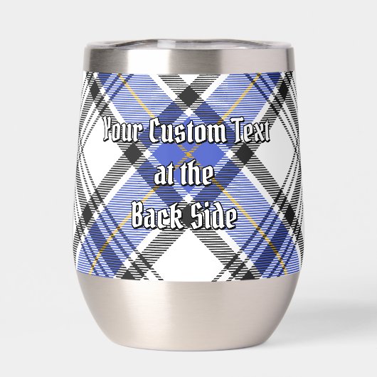 Clan Hannay Crest over Tartan (Achterkant)