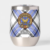 Clan Hannay Crest over Tartan (Voorkant)