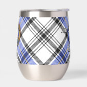Clan Hannay Crest over Tartan (Links)