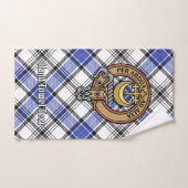 Clan Hannay Crest over Tartan Bad Handdoek (Handdoek)